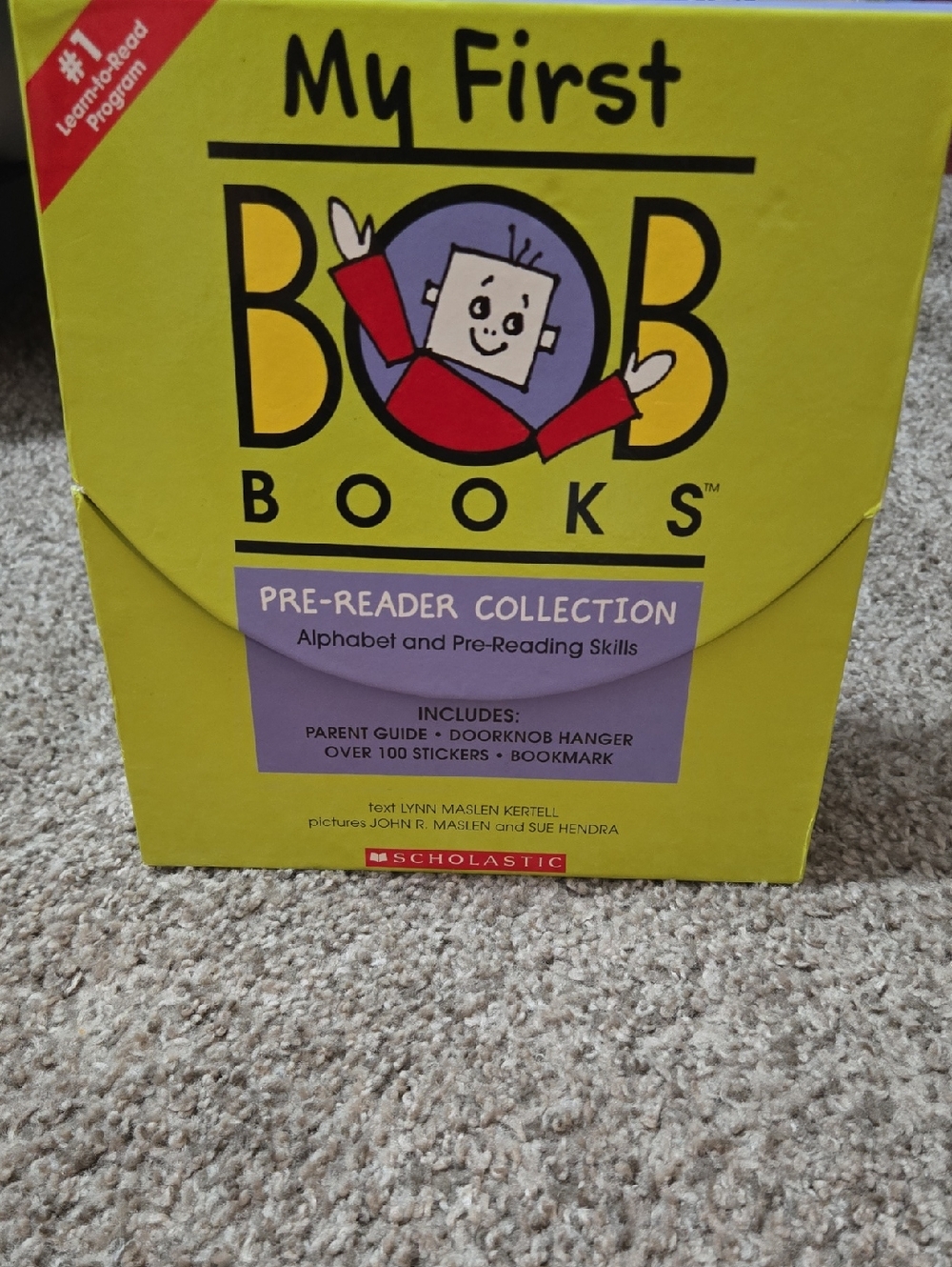 Scholastic My First Bob Books Box Set - Yellow with Purple Accent